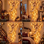 Beleuchtete Weihnachtskrippe Wandbehang