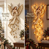 Beleuchtete Weihnachtskrippe Wandbehang